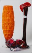 A collection of studio art glass dating from the 20th century to include,