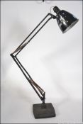 An original pre-war early 20th century Herbert Terry model 1209 large Industrial anglepoise desk