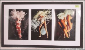 BARBIE contemporary and very unusual tryptic of photographs by Laura Hewat-Ortega entitled ' Ken's