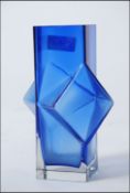 A rare Riihimaki Riihimaen Lasi Art Glass Pablo vase.