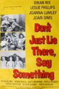 An original 1970's film poster for ' Don't Just Lie There,