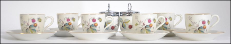 A Royal Worcester part tea service compr