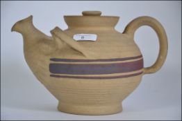 A Studio Teapot by Kahler Keramik of Den