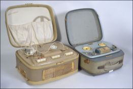 A vintage Grundig portable reel to reel