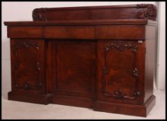 A 19th century Regency inverted flame ma