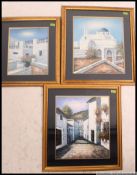 3 x framed and glazed prints of Grecian
