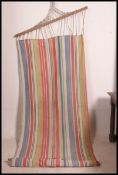 A 1970's vintage wooden strung stripe fa