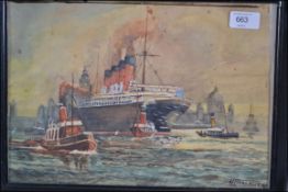 H . BRADBURN , TITANIC / OLYMPIC WHITE