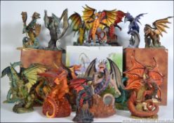 A large impressive collection of Land of The Dragons collectable figurines to include various names