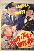 LAUREL & HARDY POSTER;