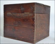 A wooden crate - record box full of vintage 78's to include many various artists etc