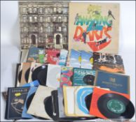 A collection of vinyl records to include two Lp's Led Zeppelin IV,