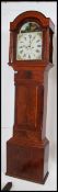 A 19th Century inlaid mahogany longcase clock by Edwin Fear of Pill St George, Bristol.