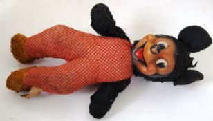 MICKEY MOUSE: A collection of assorted vintage Mickey Mouse memorabilia to include a Marx Toys