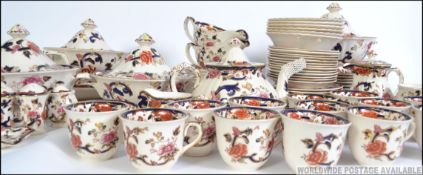 An extensive Masons Mandalay dinner and tea service comprising serving tureens,large serving dish,