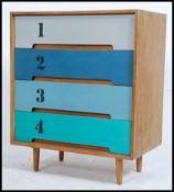 A 1960's Stag S Range chest of drawers by John and Sylvia Reid.