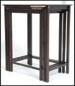 An early 20th century Japanese laquered nest of tables.