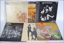 A collection of six vinyl long play LP records to include three by Family - Entertainment,