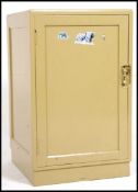 A mid 20th century retro vintage ex RAF ( Lyneham ) airman's / serviceman's locker.