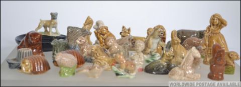 A small collection of Wade whimsies to include Nursery Rhymes, animals,