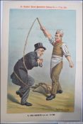 1891 POLITICAL CARTOON by Tom MERRY (ex St Stephens Review).