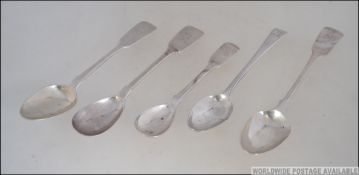 A collection of 3 silver Irish hallmarked teaspoons to include 2 x teaspoon by John Smyth or Smith,