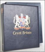 GB Stamp Album + case. Stanley Gibbons Luxury DAVO 