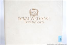 An album of 1st Day Covers relating to the Royal Wedding of Charles and Diana ( see images )