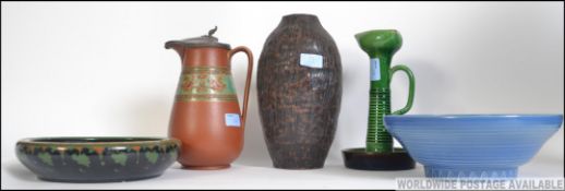 A collection of ceramics to include a Susie Cooper fruit bowl,