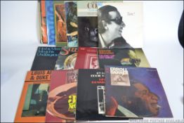 A small collection of vinyl long play LP's to include Jazz and pop,