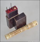 A 19th Century possibly French bone needle case.