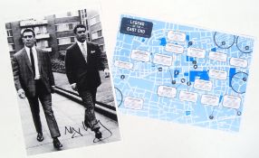 THE KRAYS: Two reprinted A3 size pieces of Kray Twins memorabilia.