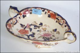 A Masons Ironstone Mandalay serving dish of heart shape,