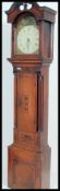 A 19th Century inlaid country oak welsh longcase clock by J Foster of Aberystwyth.