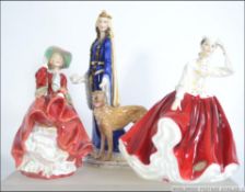 A collection of Royal Doulton ceramic figurines to include Top Of The Hill,