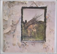 Led Zepplin IV gatefold 1st press vinyl long play LP album.