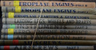 9 Volumes of Aircraft related publications by George Newnes, London.