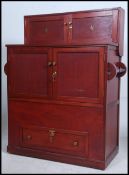 A stunning hand made carpenters tool chest / cabinet made by a master cabinet maker complete with