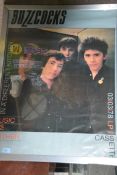A shop display point of sale poster for the cassette and record release of The Buzzcocks ' In A