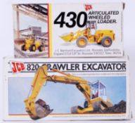 JCB: 2x original JCB made diecast models,