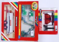 BRITAINS: A collection of 3x vintage Britains Farm related diecast models - 9563 Vacuum Tanker,