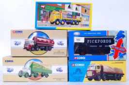 CORGI: A collection fo 5x boxed Corgi diecast models - 97300, 97932, 24501, CC11411 and 09802.