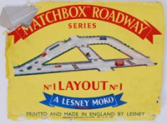 MATCHBOX LESNEY: An original scarce Lesney / Matchbox Series ' No.1 Layout .