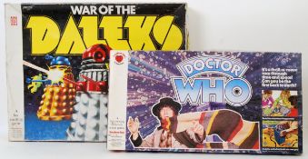 DOCTOR WHO: Two original vintage Doctor Who board games,
