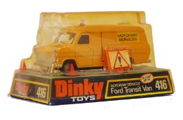 DINKY: An original vintage Dinky diecast model 416 Ford Transit Motorway Services van.