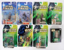STAR WARS: A collection of 8x Hasbro Star Wars carded action figures - various series,