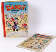 RARE DANDY MONSTER ANNUAL: A rare early Dandy ' Monster Annual ' from 1950.