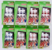 SUBBUTEO: A collection of 8x Subbuteo table top soccer football teams - all complete,