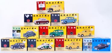 VANGUARDS: A collection of 10x precision diecast model Vanguards vehicles.