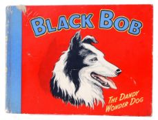 BLACK BOB: A charming vintage 1950's (1950) Black Bob children's annual / book.